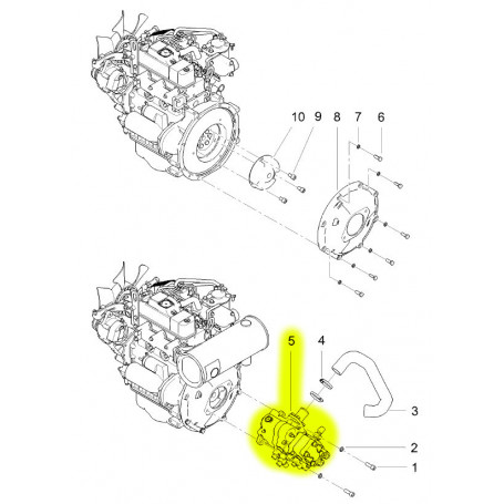 Yanmar SV26 Hydraulikpumpe