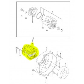 Yanmar SV08-1, SV08-1A, SV08-1EX, SV08-1AS Hydraulikpumpe