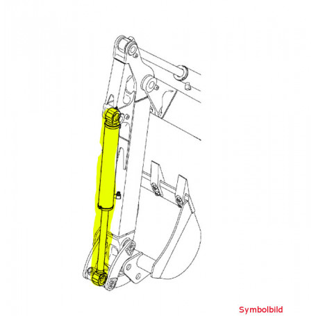 Yanmar SV17, SV17-2, SV17E, SV17-EX2, SV18 Löffelzylinder