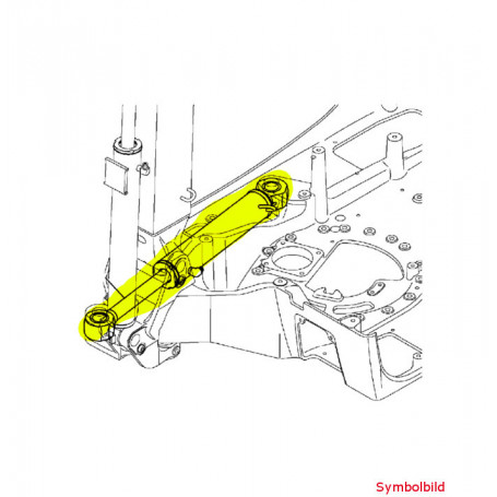 Yanmar SV15, SV15-2, SV16, SV17, SV17-2, SV17E, SV17-EX2, SV18 Schwenkzylinder