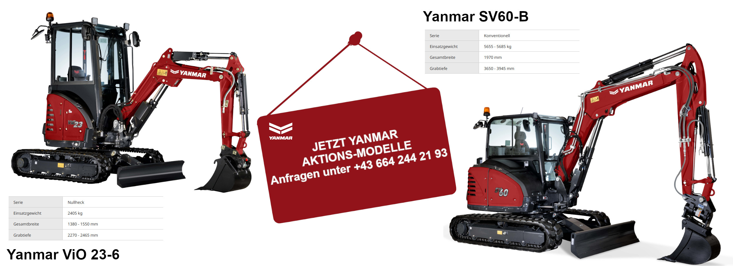 JETZT YANMAR AKTIONS-MODELLE